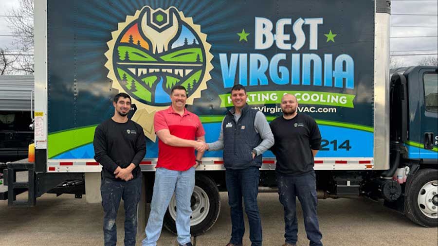 ductless mini split installation team