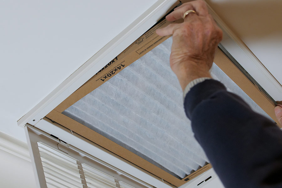Air filter installation