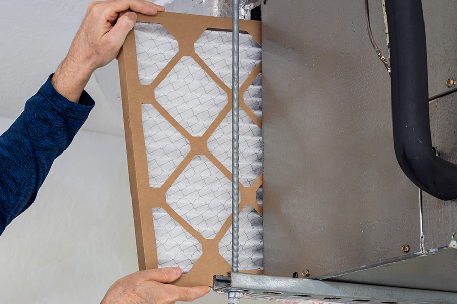 Air Filter Installation in HVAC