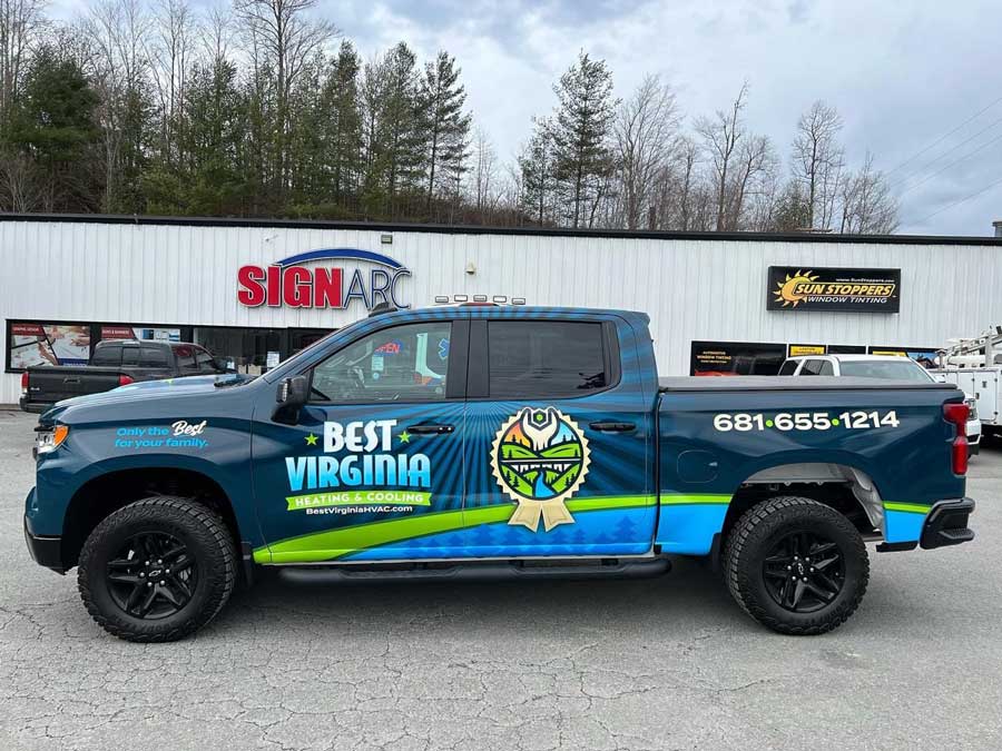 furnace installation and replacement service van