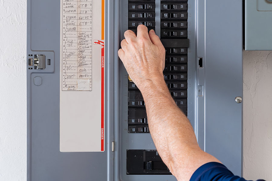 HVAC electrical panels