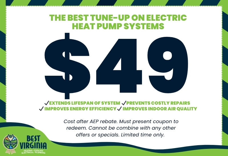 $49 tune-up offer for electric heat pump system