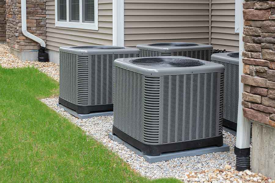 Residential heat pump installation