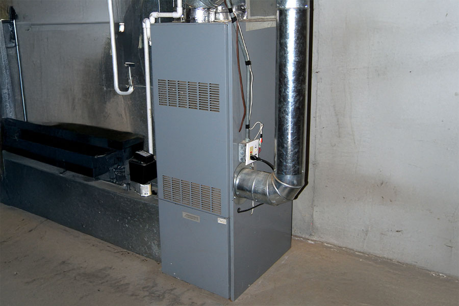 Residential furnace installation